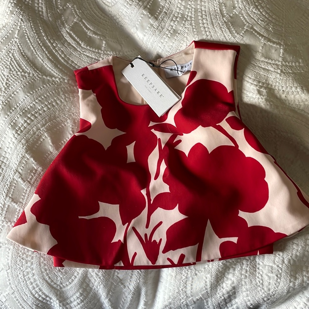 KEEPSAKE The Label "Scribe Crop" Top